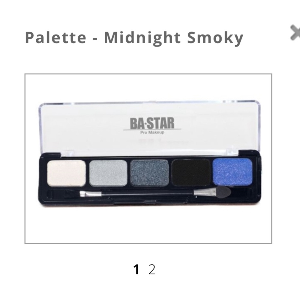 NEW/SEALED BA*STAR Midnight Smoky Eye Shadow Palette